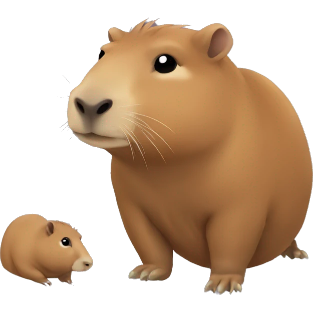 capybara doing fav emoji