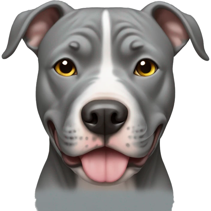 Grey pitbull emoji