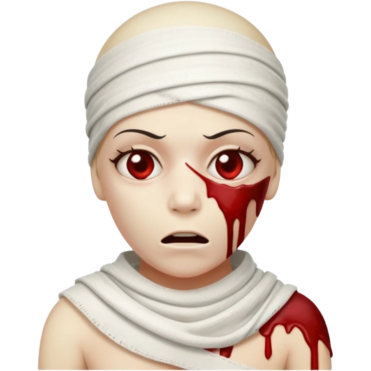 halloween mummy blood stains funny  emoji