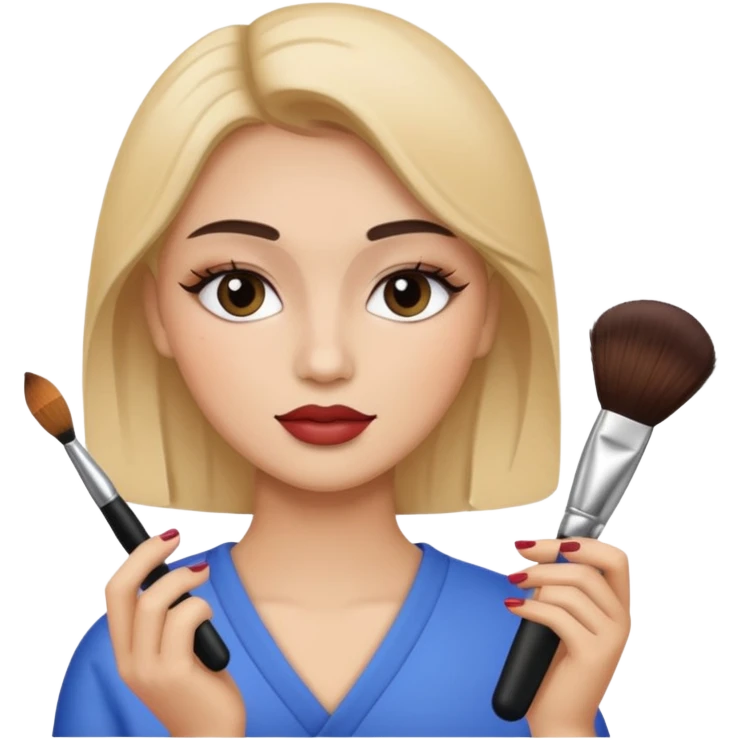 Putting on makeup  emoji