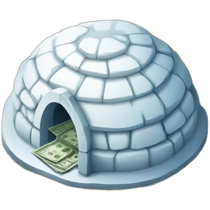 igloo printing dollar notes emoji