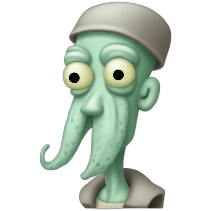 Squidward from Bob Square pants emoji