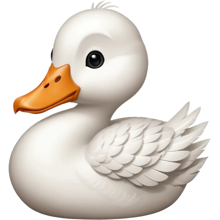 cute goose with a dollar sign in its beak emoji