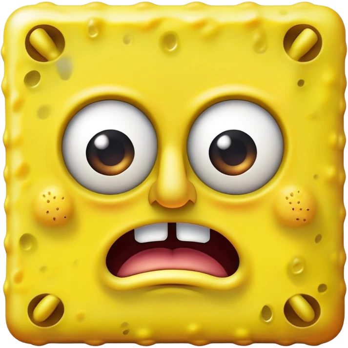 Very angry SpongeBob  emoji