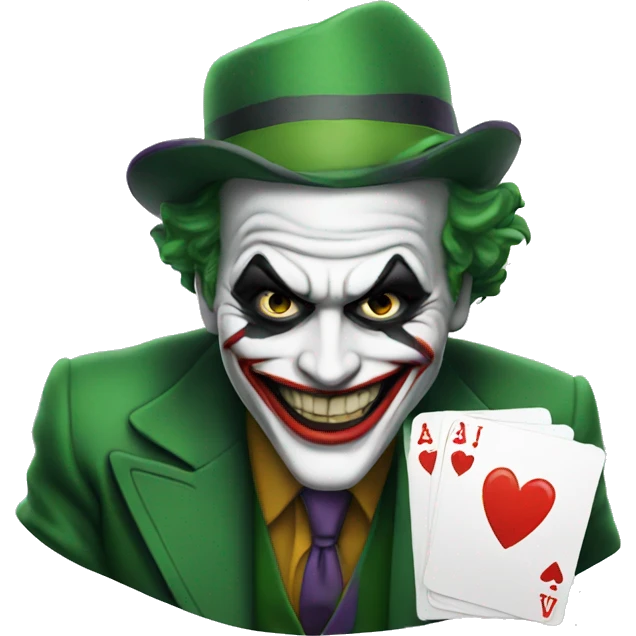 Joker with card emoji
