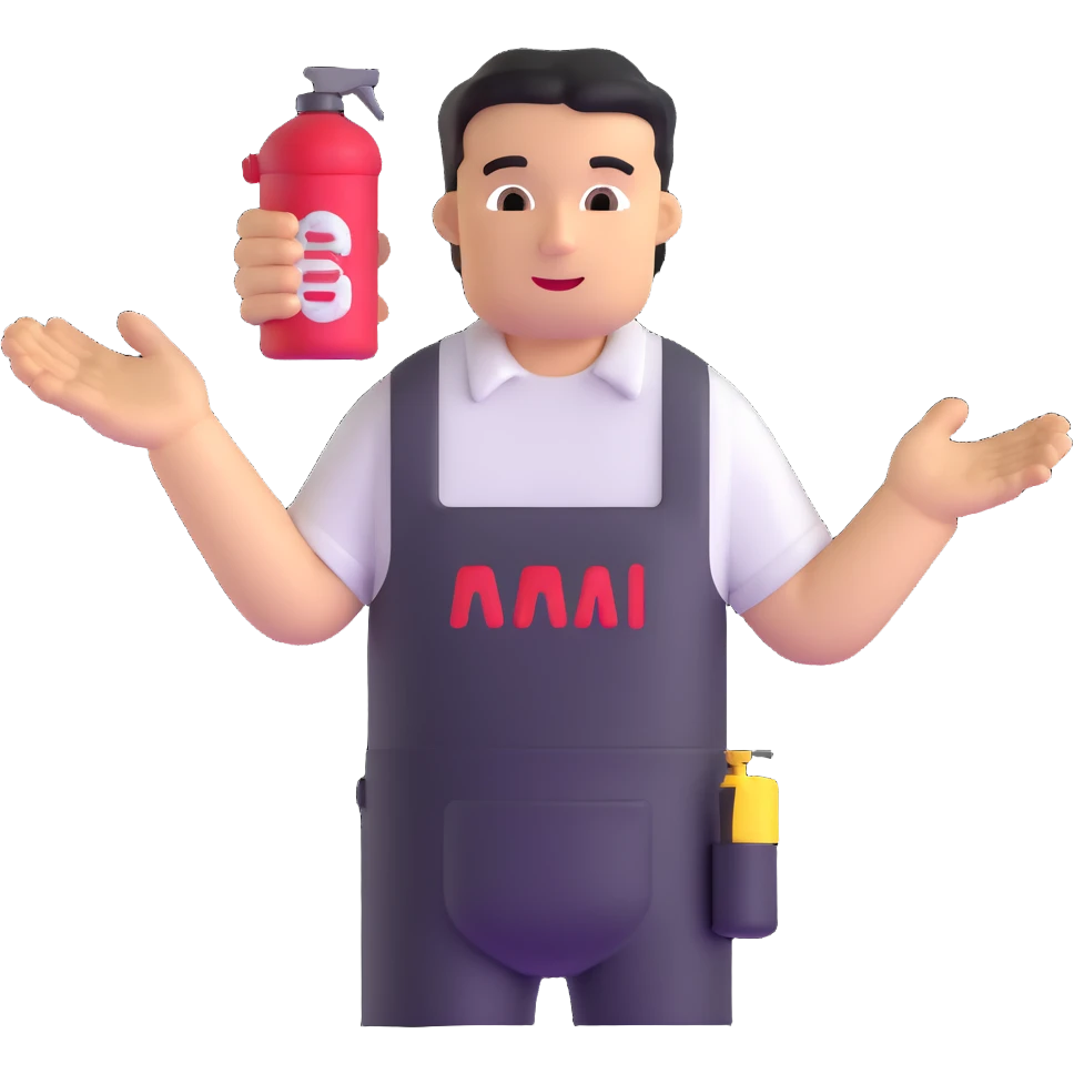 mechanic with grease stains emoji