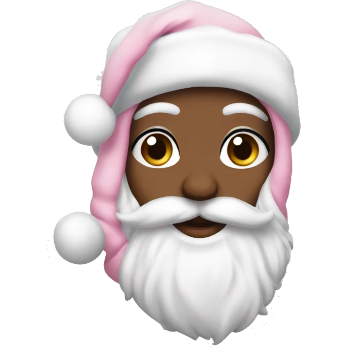 white snow christmas little pink  emoji