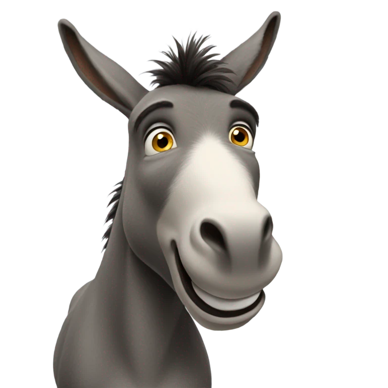 Donkey from Shrek emoji