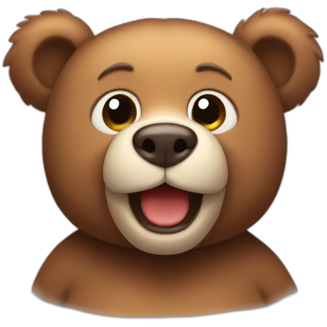 cuddly bear emoji