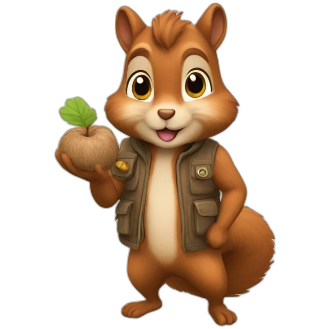 squirrel whisperer emoji