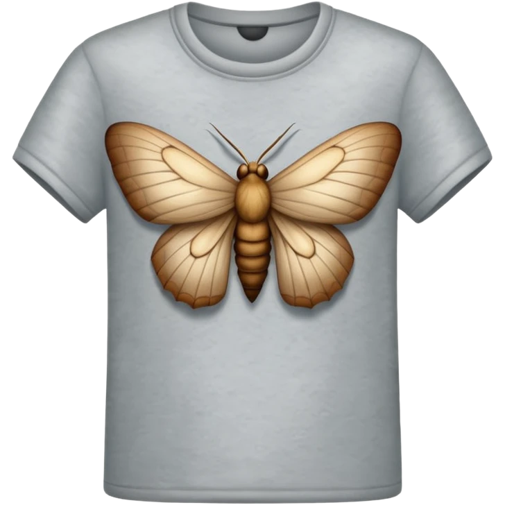 Moth shirt emoji