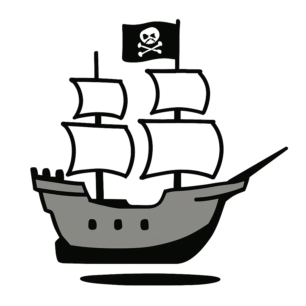 pirate ship emoji