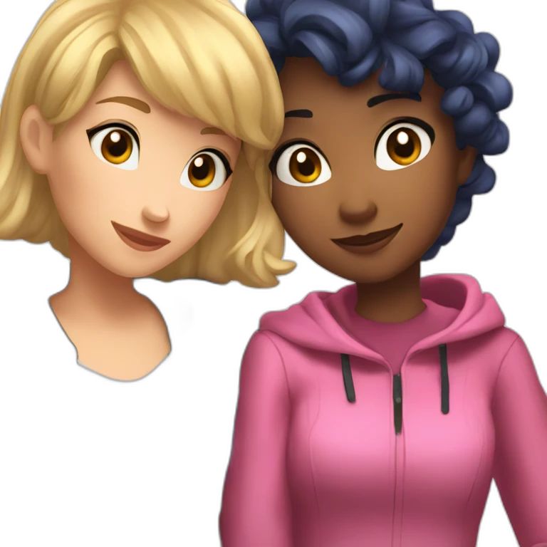 Marinette and adrienne emoji