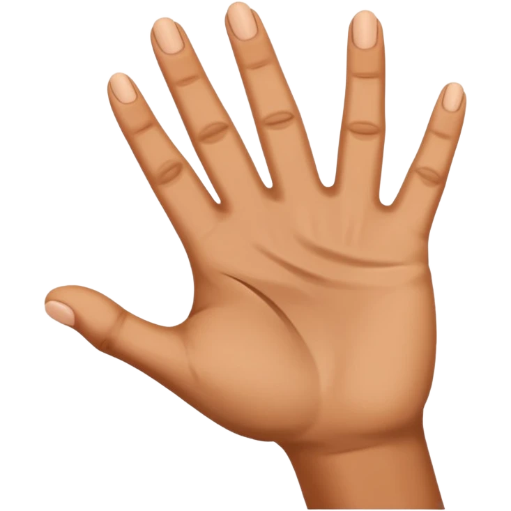 write with hand emoji