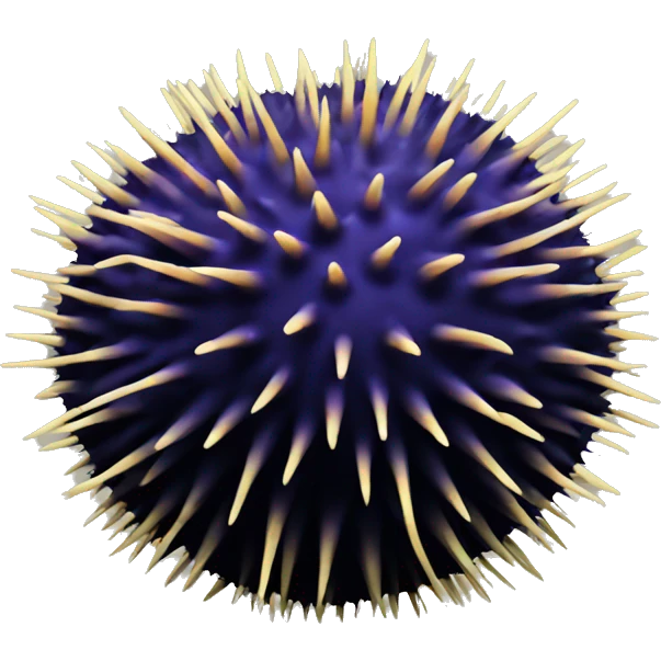 black sea ​​urchin emoji