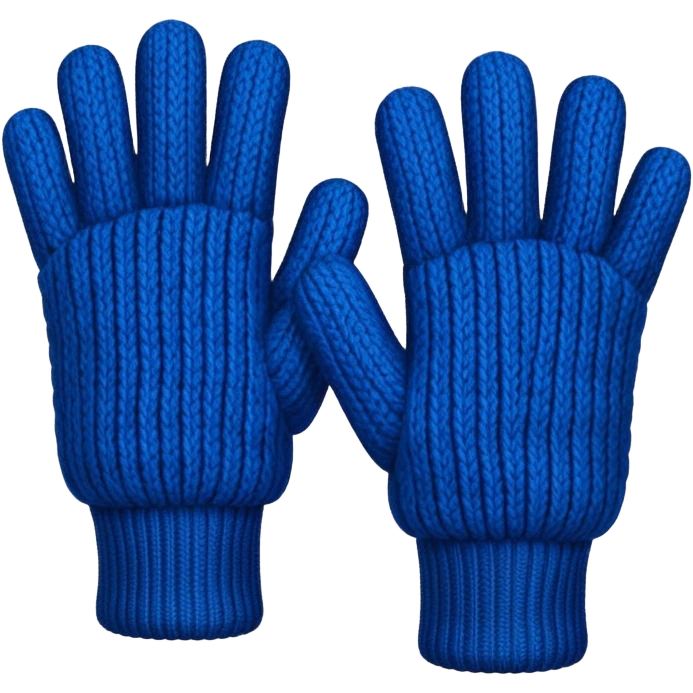 winter gloves emoji