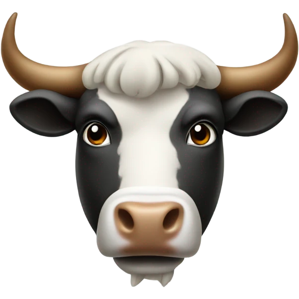 Bull with toupee  emoji