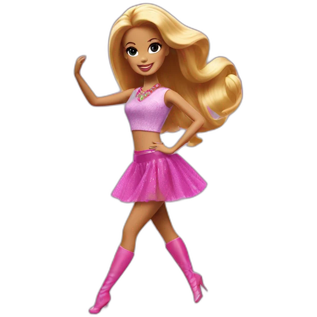 barbie qui dance emoji