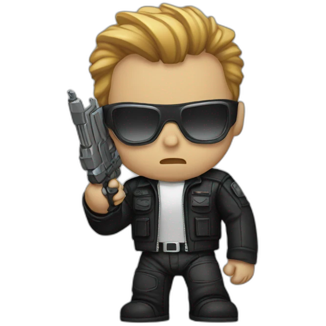 Terminator llorando emoji