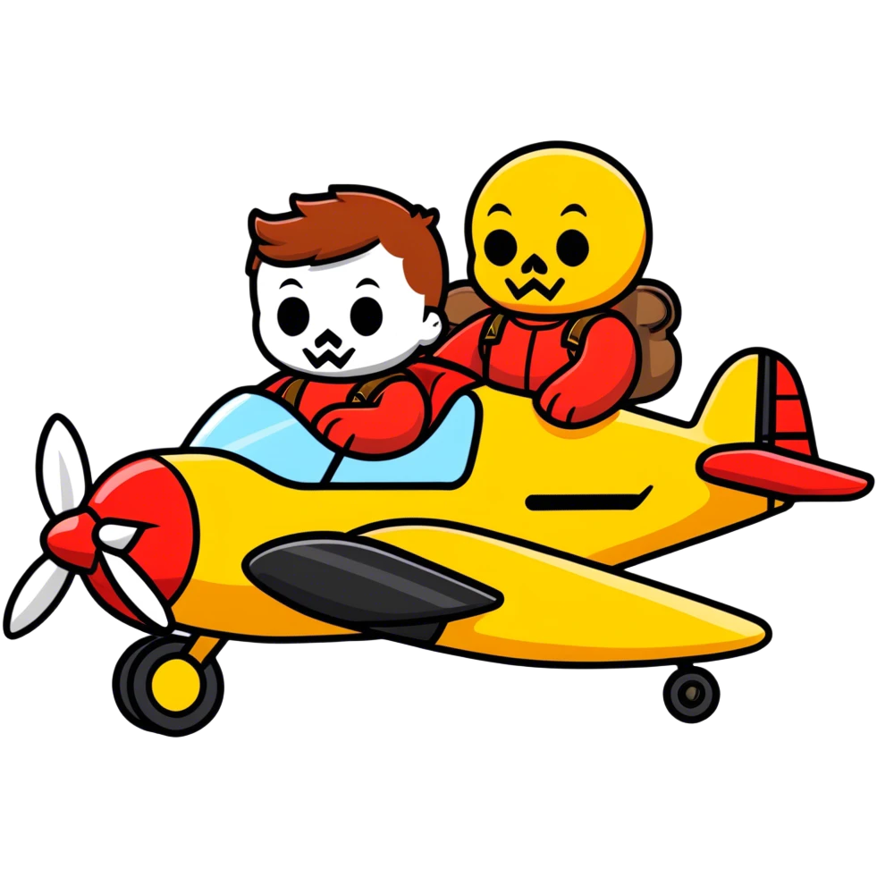 ✈️🧸👿☠️😬 emoji