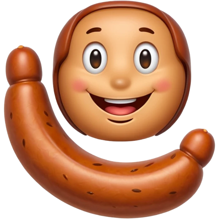 Gülen sosis emoji