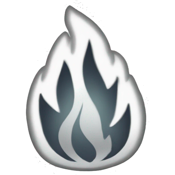 Silver fire  emoji
