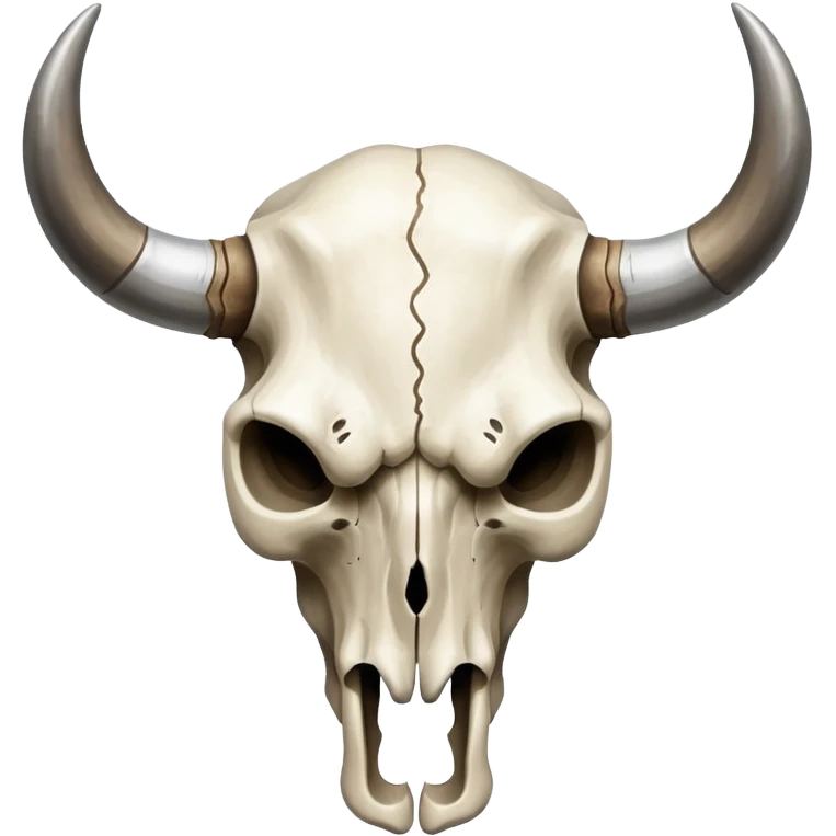 bull skull lateral emoji