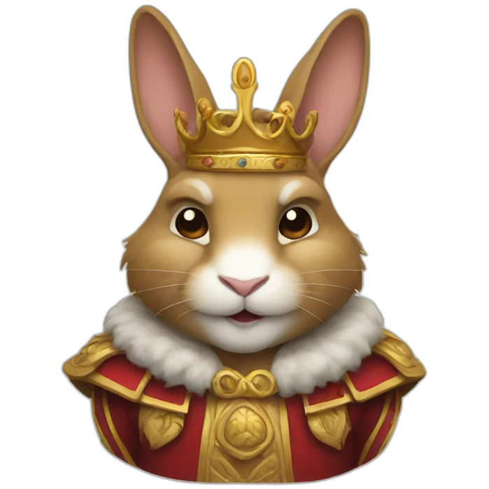 rabbit king emoji