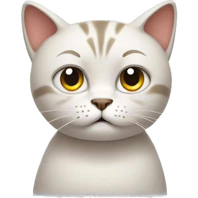 frustrated cat emoji