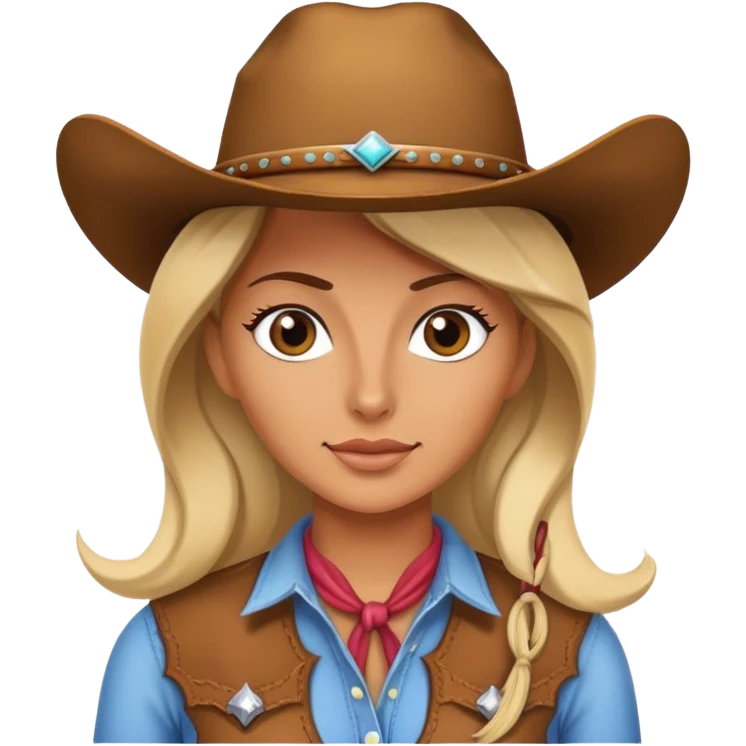 Cowgirl emoji