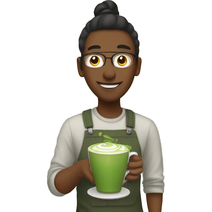 remote job matcha latte lover emoji