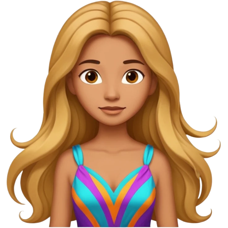 Dreamworks Cartoon style female emoji