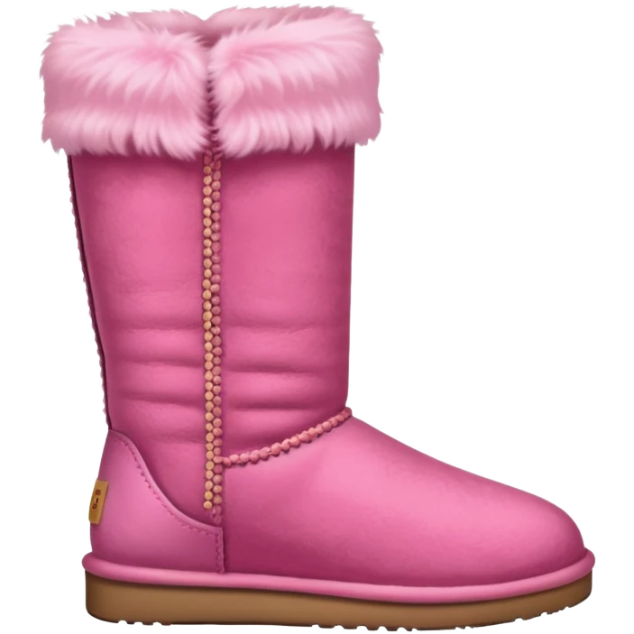 Pink ugg emoji