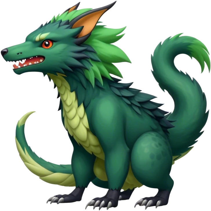 Nargacuga-hybrid full body emoji