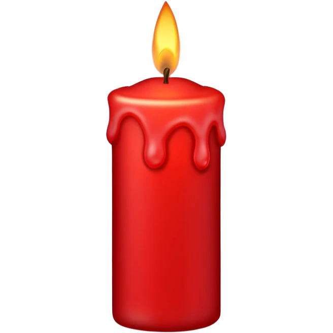 Christmas candle emoji