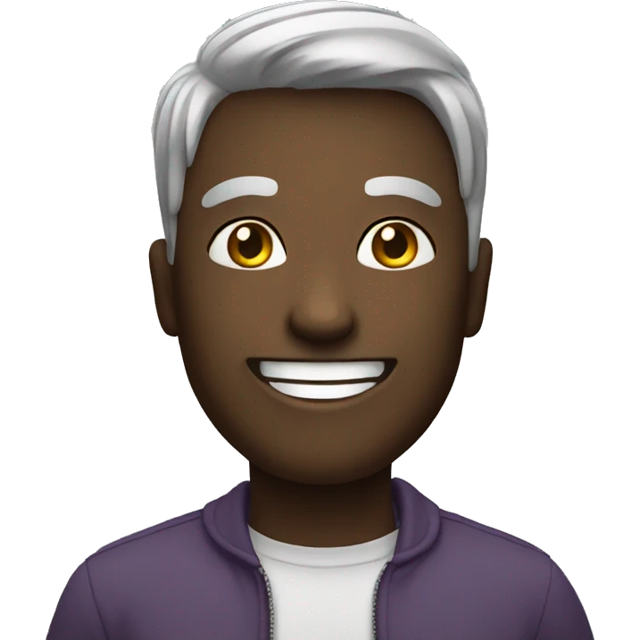 Friendly smile emoji