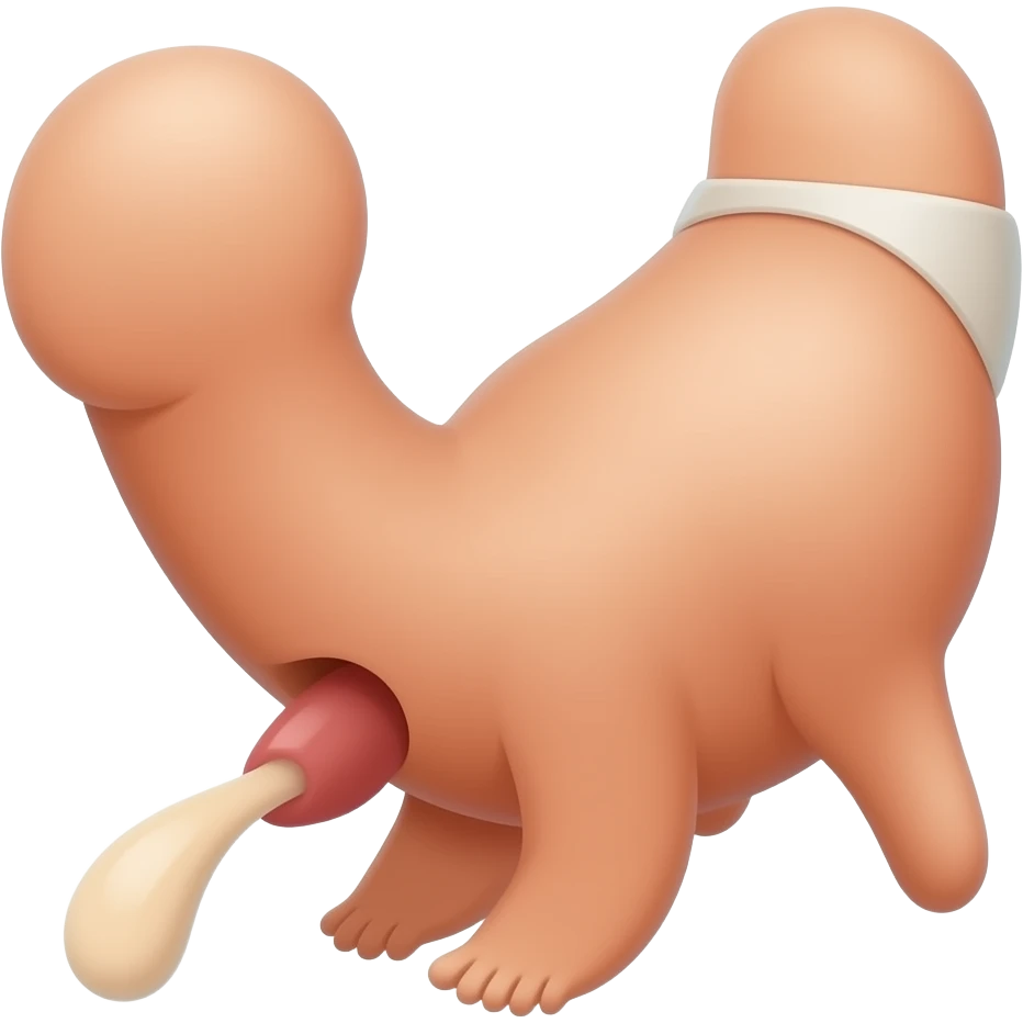 Tạo ảnh dương vật của người đàn ông đang xuất tinh emoji