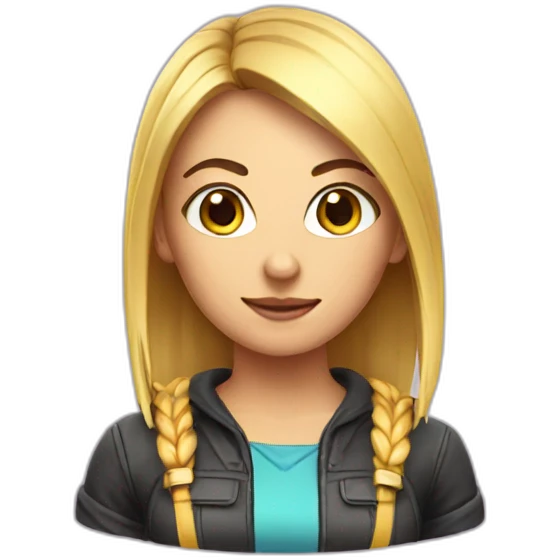 Game girl emoji