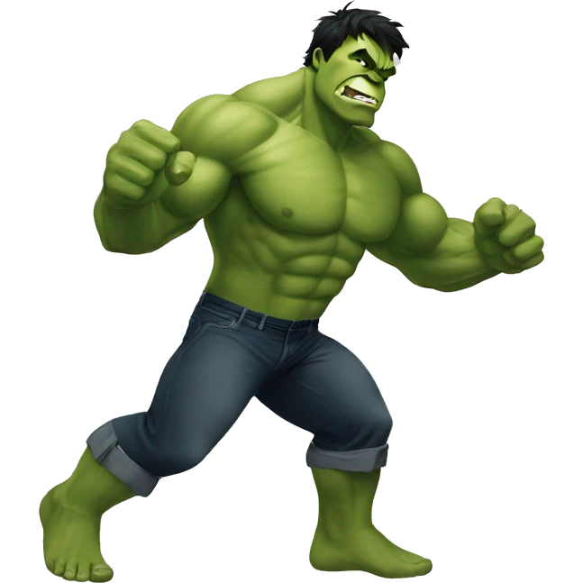 Dacing hulk emoji