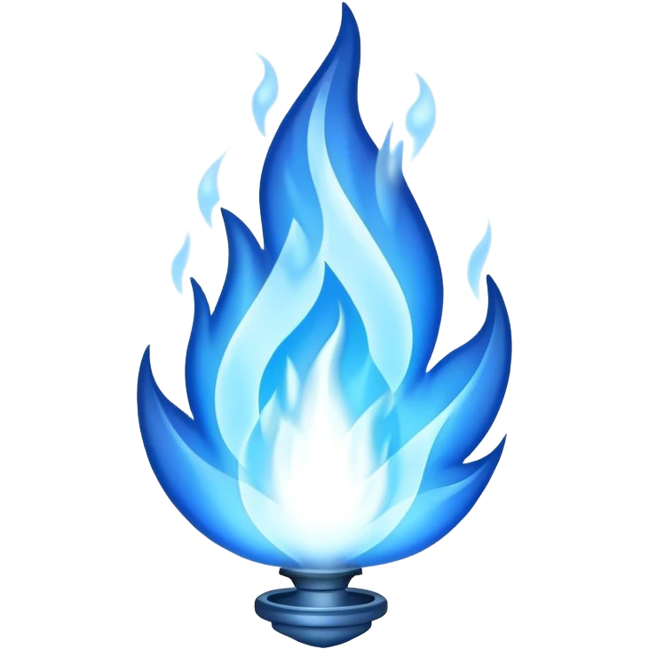 🔥 but the color is blue emoji