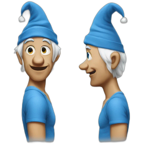 Smurf emoji