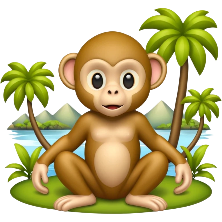 Monkey park emoji