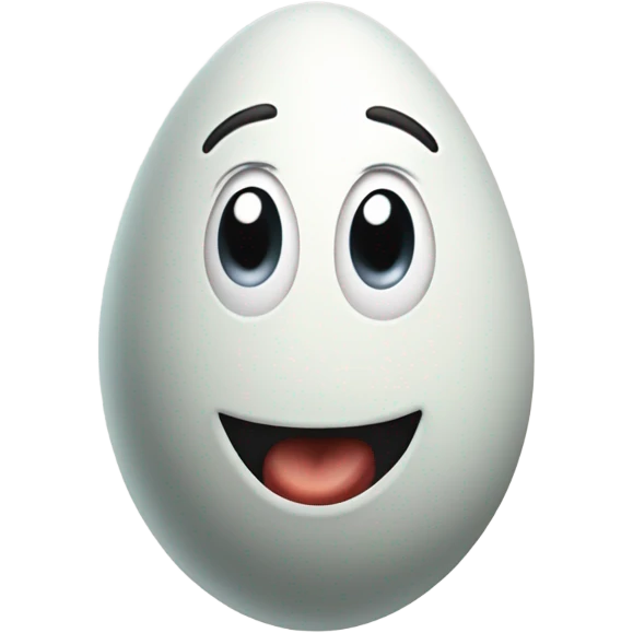 Mad egg head emoji