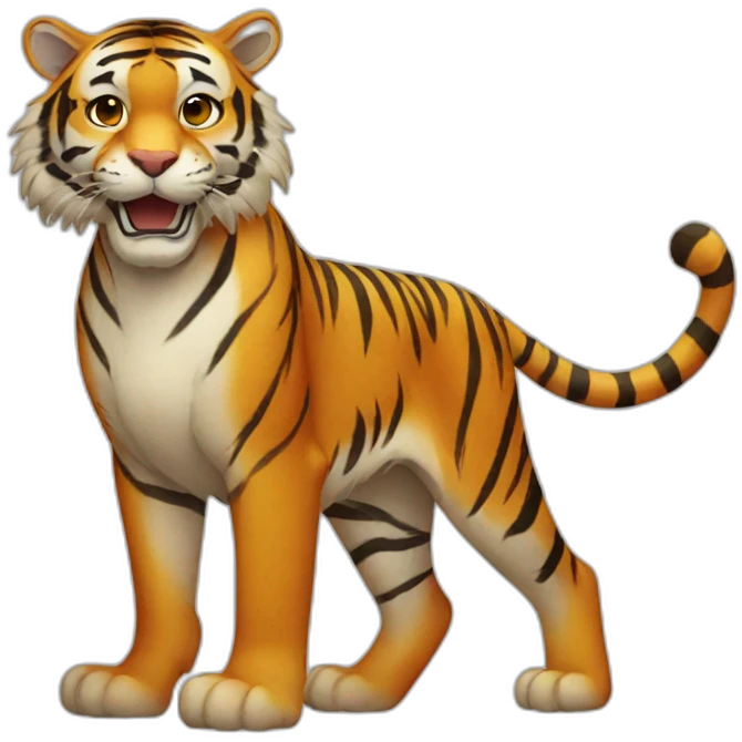 Tiger Full Body emoji
