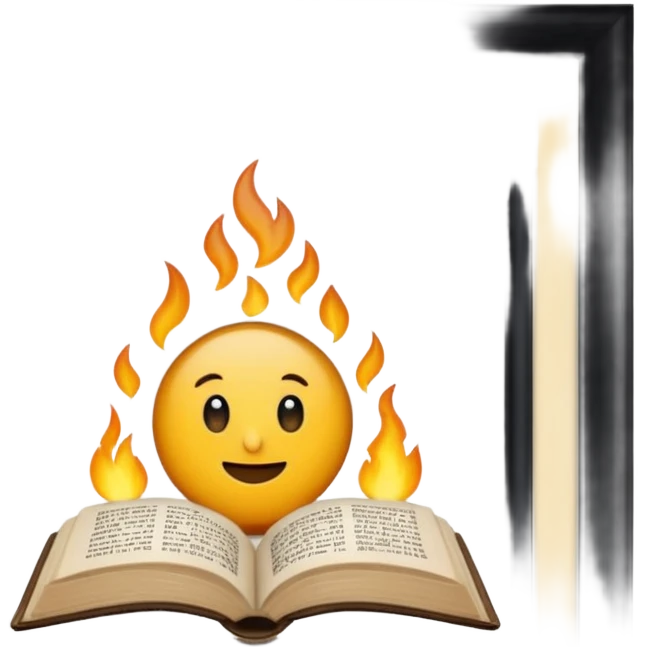 La biblia y el calefon emoji