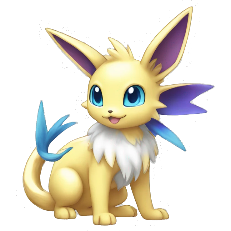Shiny-Eeveelution-Cute-Fakemon-Dragon-Pokémon-fusion full body emoji