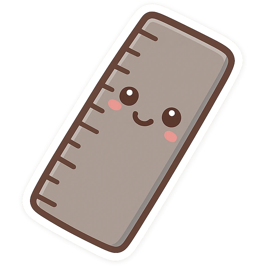 simple black ruler emoji