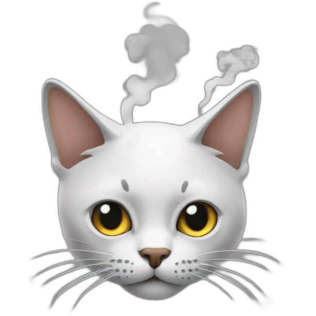 cat smoke emoji