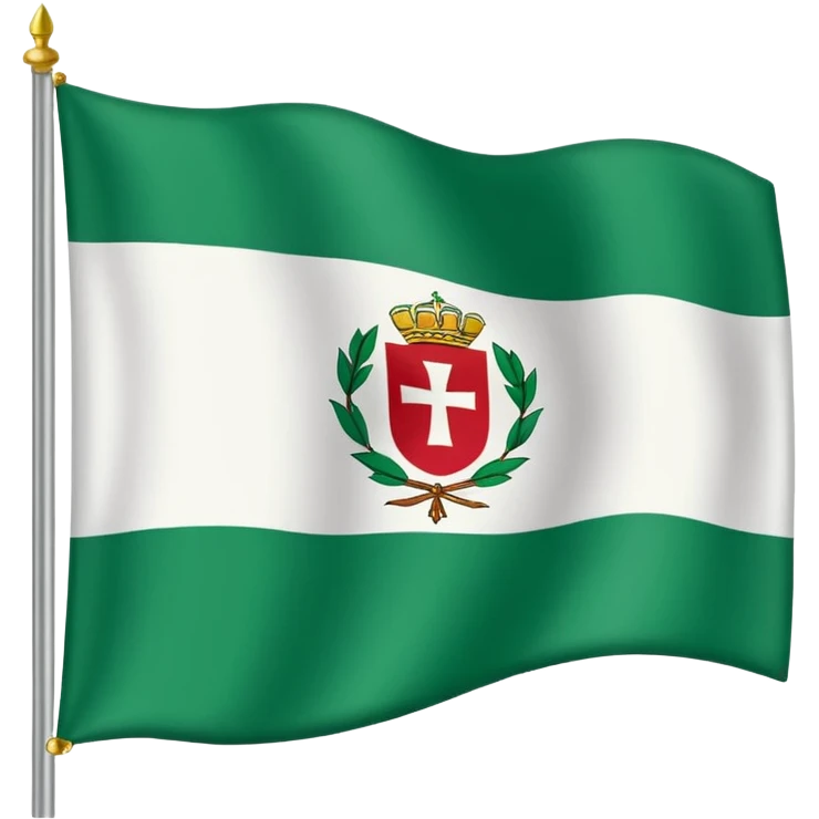crea la bandera de Andalucia emoji