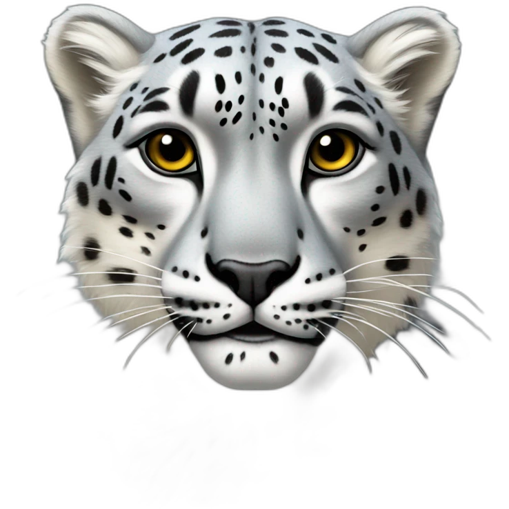 Snow leopard emoji